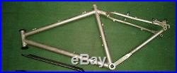 Rapid Titanium bike frame 26+ 27.5 with titanium trunk