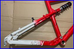 Rare MK1 1999 Retro Turner Stinger Design 18 MTB Bike Frame With Pull Shock