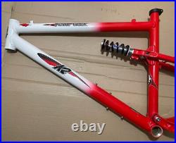 Rare MK1 1999 Retro Turner Stinger Design 18 MTB Bike Frame With Pull Shock