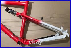 Rare MK1 1999 Retro Turner Stinger Design 18 MTB Bike Frame With Pull Shock