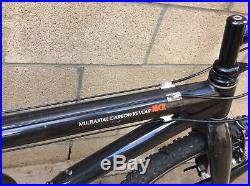 Rare Monolithic Frame Mck 17 Carbon Bike Shimano Xtr / Ac / Spin Carbon Wheels