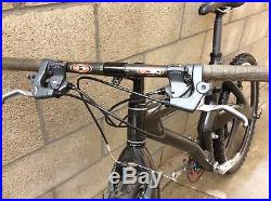 Rare Monolithic Frame Mck 17 Carbon Bike Shimano Xtr / Ac / Spin Carbon Wheels