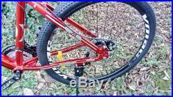 Red 26 Alloy Frame Mountain Bike Bicycle Shimano 21 Speed Up To 5.9 Tall