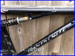 Retro 1999 Santa Cruz Heckler X 18.5 MTB Bicycle Frameset Fox Vanilla X Sus