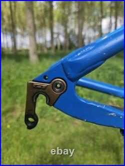 Retro GT Tempest MTB Frame 16 Triple Triangle 7000 Series Alloy Blue/White