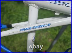 Retro GT Tempest MTB Frame 16 Triple Triangle 7000 Series Alloy Blue/White
