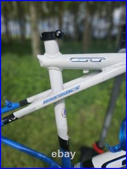 Retro GT Tempest MTB Frame 16 Triple Triangle 7000 Series Alloy Blue/White