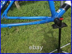 Retro GT Tempest MTB Frame 16 Triple Triangle 7000 Series Alloy Blue/White
