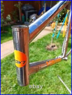 Retro Orange P7 Mountain Bike 21 frame