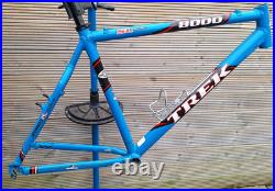 Retro Trek 8000 SL XC race mountain bike mtb frame 21 alloy 26 wheel blue Retro Trek 8000 SL XC race mountain bike mtb frame 21 alloy 26 wheel blue