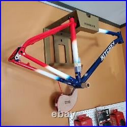 Ritchey Ultra 29 Mountain Bike Frame Blue, Red, and White