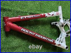 Rocky Mountain ETSX Team Full Suspension Mtb Mountain Bike 18 Frame Red/White