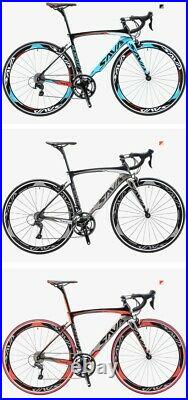 #######SAVA Road Bike 700C Carbon Fibre Frame+fork 9KG Racing Bicycle 22S#######