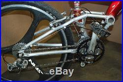 Schwinn HomeGrown Tomato Carbon Fiber Full Suspension Mountain Bike 19 Frame