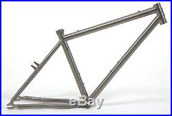 Seven Cycles Sola 26'er Single Speed Mountain Bike Frame Titanium Small 15 Ti