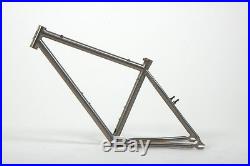Seven Cycles Sola 26'er Single Speed Mountain Bike Frame Titanium Small 15 Ti