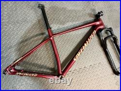 Specialized Chisel L Aluminium 29in MTB Frame Set Red with RockShox Judy Fork