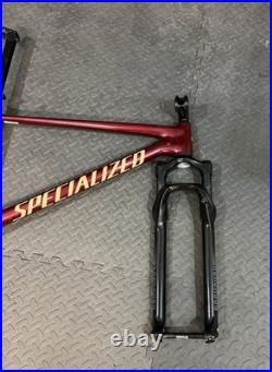 Specialized Chisel L Aluminium 29in MTB Frame Set Red with RockShox Judy Fork