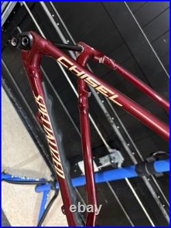 Specialized Chisel L Aluminium 29in MTB Frame Set Red with RockShox Judy Fork