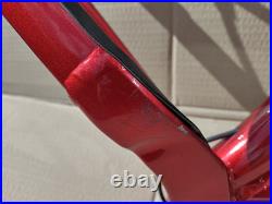 Specialized Fuse Frame Large, Gloss Red Silver with SRAM Level TL Brakes Specialized Fuse Frame Large, Gloss Red Silver with SRAM Level TL Brakes