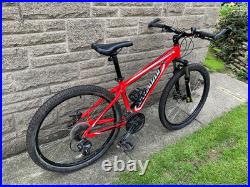 Specialized Hardrock 26 mountain bike 16 frame red Specialized Hardrock 26 mountain bike 16 frame red