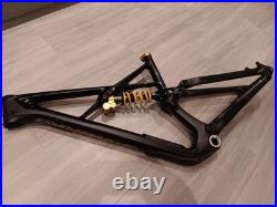 Specialized S-Works Enduro Carbon Frame Large Ohlins TTX Coil Shock, Carbon bars