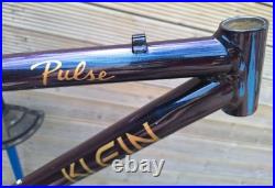 Superb Restored Retro Klein Pulse Race frame 16.25 Flip tone paint 90s 26 Superb Restored Retro Klein Pulse Race frame 16.25 Flip tone paint 90s 26