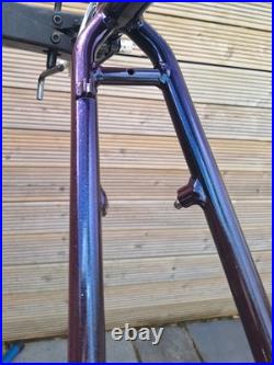Superb Restored Retro Klein Pulse Race frame 16.25 Flip tone paint 90s 26 Superb Restored Retro Klein Pulse Race frame 16.25 Flip tone paint 90s 26