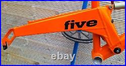 Superb Restored Retro Orange 5 Five bike frame 18 alloy Manitou Swinger 3 Way