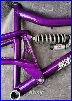 Superb Restored Santa Cruz Bullit Mk 1.2 frame 17 candy purple 5th element