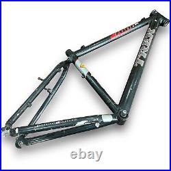 TREK 7000 ZX 26 Mountain Bike FRAME Only MADE IN USA, ALUMINUM Black, Used Good