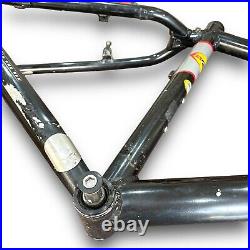 TREK 7000 ZX 26 Mountain Bike FRAME Only MADE IN USA, ALUMINUM Black, Used Good