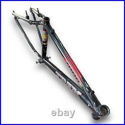 TREK 7000 ZX 26 Mountain Bike FRAME Only MADE IN USA, ALUMINUM Black, Used Good