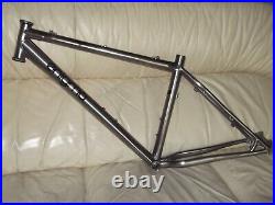 Titanium mtb frame, 26, enigma ego. Small