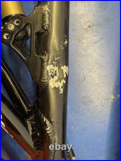 Tomac Eli Mountain Bike Frame 26 Size Small Manitou Shock Spares Or Restore