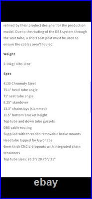 Total BMX Americano Frame 20.75