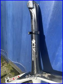 Trek Elite 9.9 SSL Carbon Fibre Hard Tail Frame-Set in White/Black 19.5 NOS