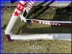 Trek Elite 9.9 SSL Carbon Fibre Hard Tail Frame-Set in White/Black 19.5 NOS