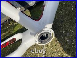 Trek Elite 9.9 SSL Carbon Fibre Hard Tail Frame-Set in White/Black 19.5 NOS