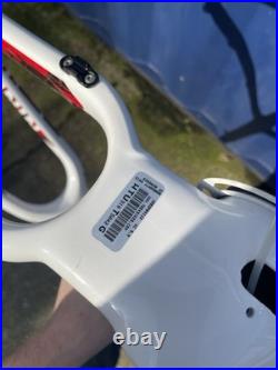 Trek Elite 9.9 SSL Carbon Fibre Hard Tail Frame-Set in White/Black 19.5 NOS