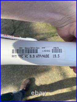 Trek Elite 9.9 SSL Carbon Fibre Hard Tail Frame-Set in White/Black 19.5 NOS