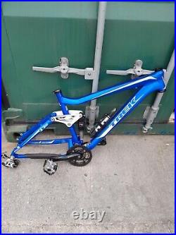 Trek Fuel Ex 5 mountain Bike Frame Blue 17.5 Inch Enduro Full Suspension VGC