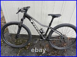 Trek Marlin 4 Gen 2 mountain bike in a Small frame size, finished Matte Black