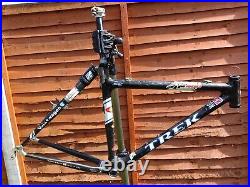 Trek STP 400 Team Vw Mountain Bike Frame OCLV Carbon Soft Tail Pro Retro Medium