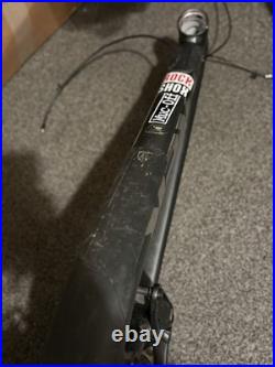 Trek fuel ex 5 gen 5 frame matte black size M/L frame crankset pedals