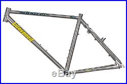 Vintage 1998 Litespeed Unicoi Mountain Bike Frame 18 MEDIUM Titanium Softtail