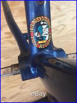 Vintage Ritchey Comp Fillet Brazed 17 Mountain Bike Frameset Blue 7C1 1980s