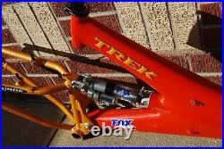 Vintage Trek Y-22 Carbon Fiber Mountain MTB Bike Frame 19in with Fox Shock + Clamp