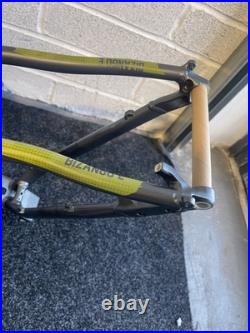 Voodoo Bizango-E Frame 19 2023 E-MTB For 29 Wheels and STEPS Grey/Green