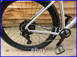 Voodoo Braag size 19 Frame Mountain Bike in silver, collection kidderminster Voodoo Braag size 19 Frame Mountain Bike in silver, collection kidderminster